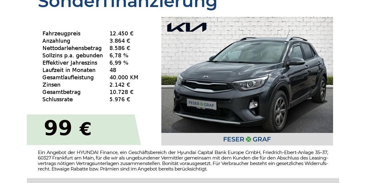 Kia Stonic 134.992 km 12.350 &euro; Roth 91154