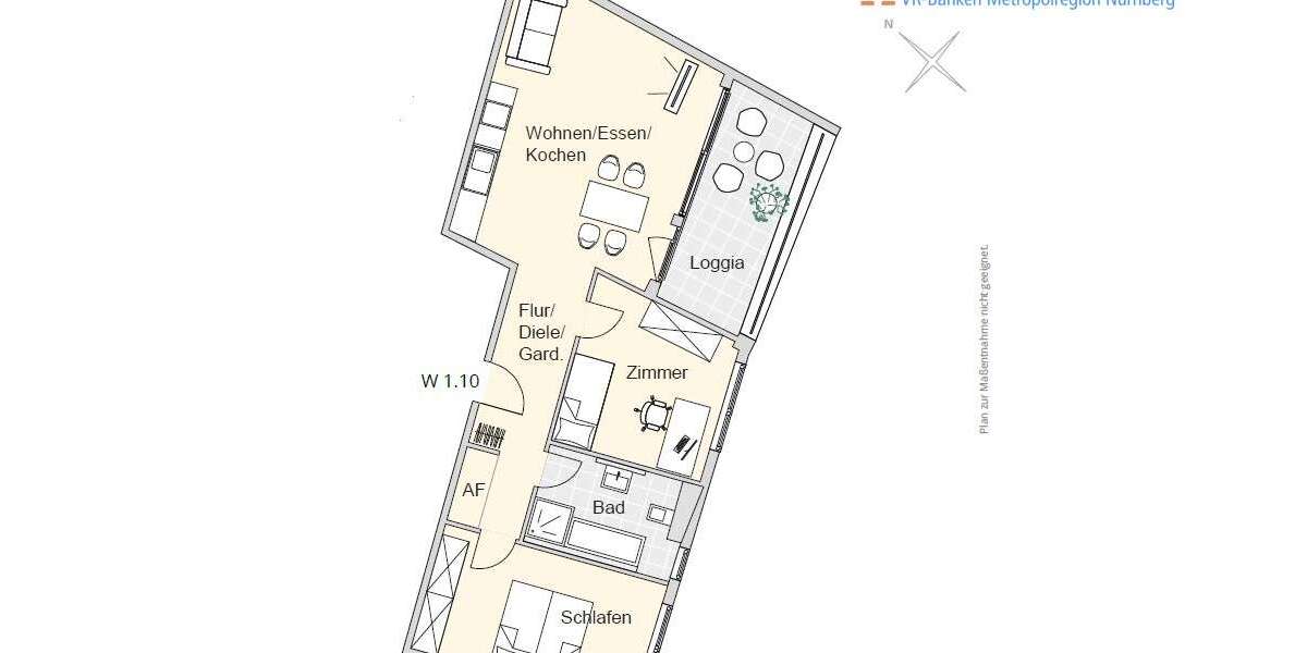 Wohnung zum Kaufen in Nürnberg 455.903 € 75.12 m² 3 zimmer