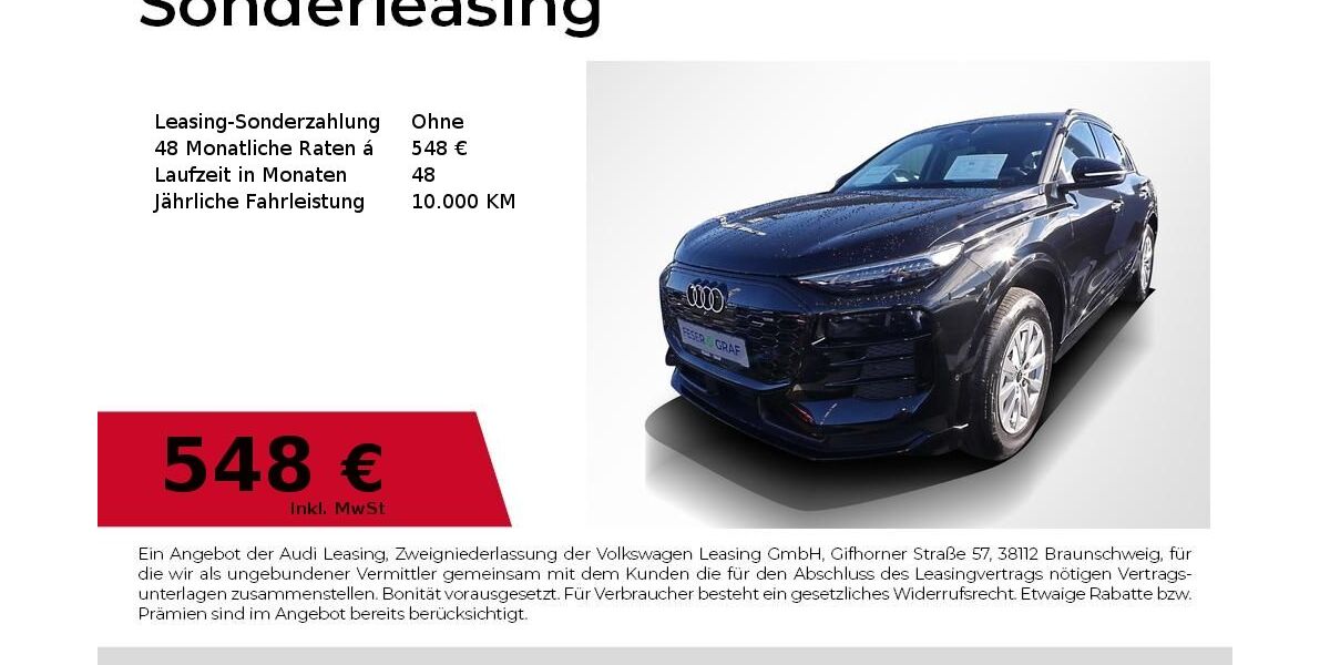 Audi Q6 e-tron 5.713 km 54.490 € Erlangen 91058