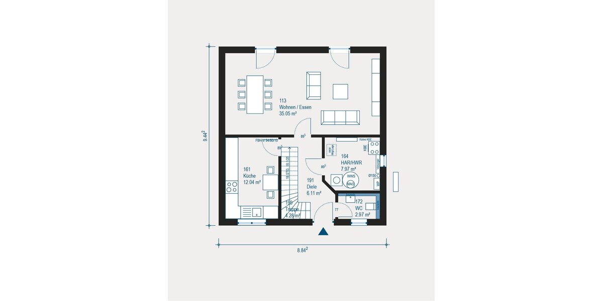 Individuell geplantes Einfamilienhaus in Erlangen - Flexibles Wohnen mit allkauf Dienstleistungspaket Active Time für Ambitionierte - Einfamilienhaus Erlangen Alterlangen | Angebot:27531579