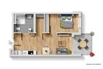 Etagenwohnung Nürnberg Katzwang - 2 Zimmer, 51 m&sup2;, 830&euro; | Angebot:26084551
