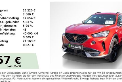 Cupra Formentor 39.350 km 24.880 &euro; Nürnberg 90431