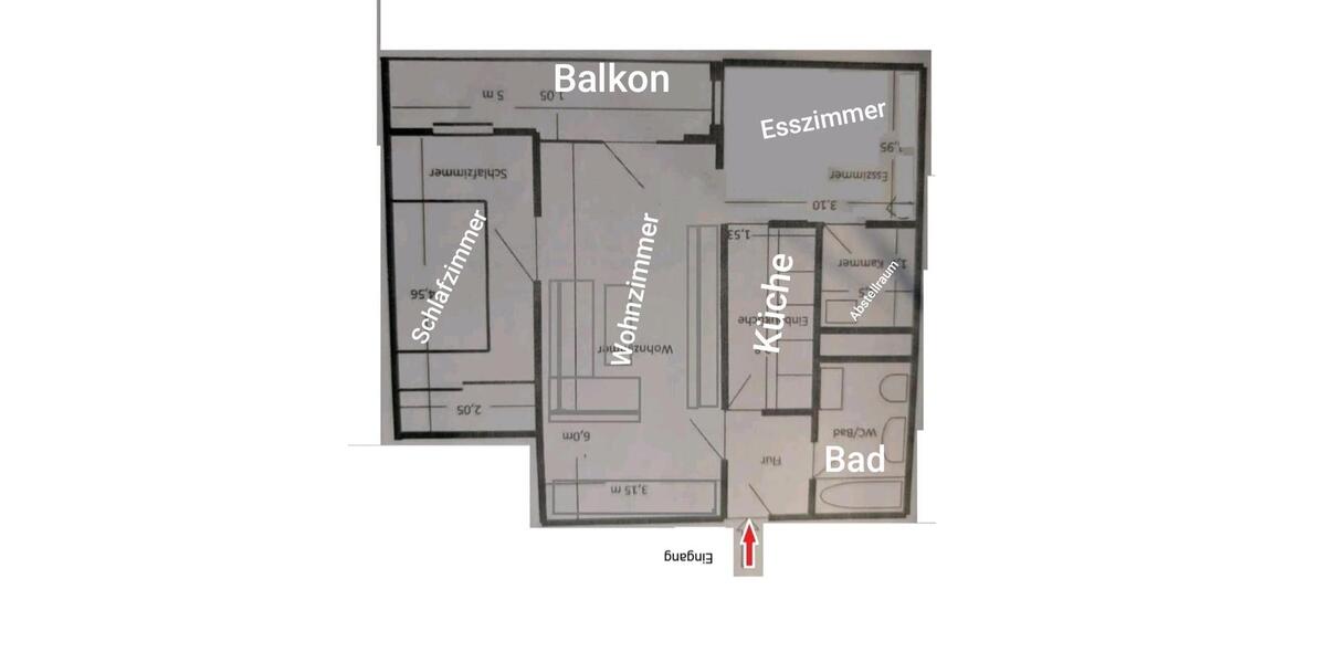 Etagenwohnung Nürnberg Langwasser - 2 Zimmer, 51 m&sup2;, 184.900&euro; | Angebot:27479096