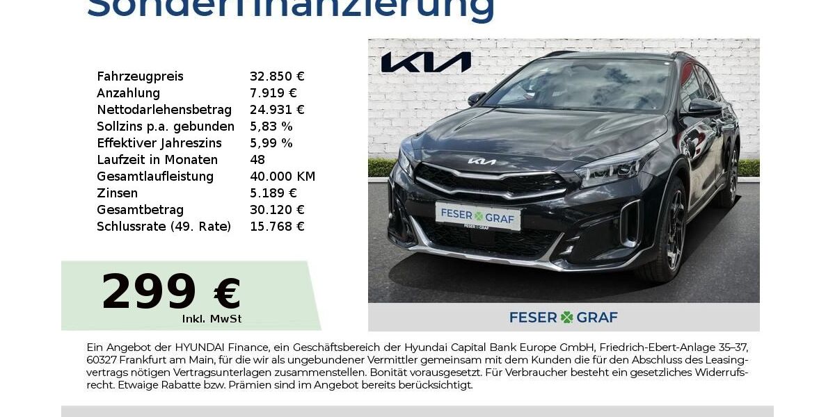 Kia XCeed 5.950 km 32.850 &euro; Nürnberg 90425