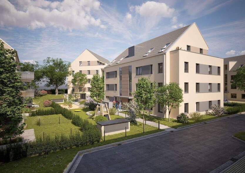 Verkaufsstart - Sonnige Gartenwohnung, Süd-Terrasse, Bad mit Tageslicht, KfW 40 QNG 4 zimmer