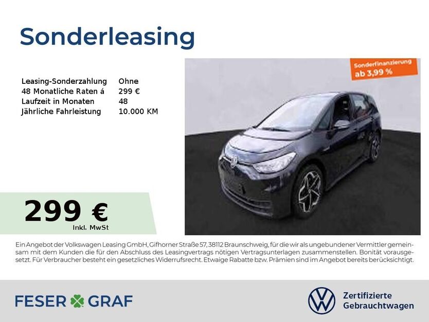 VW ID.3 30.280 km 20.950 € Nürnberg 90411