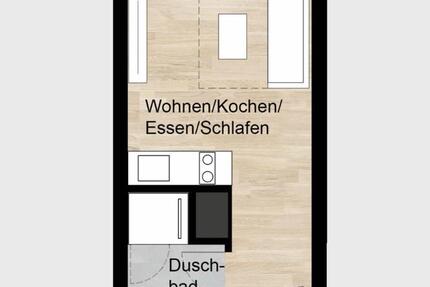 Wohnung Nürnberg Erlenstegen - 1 Zimmer, 20 m&sup2;, 700&euro; | Angebot:26187593