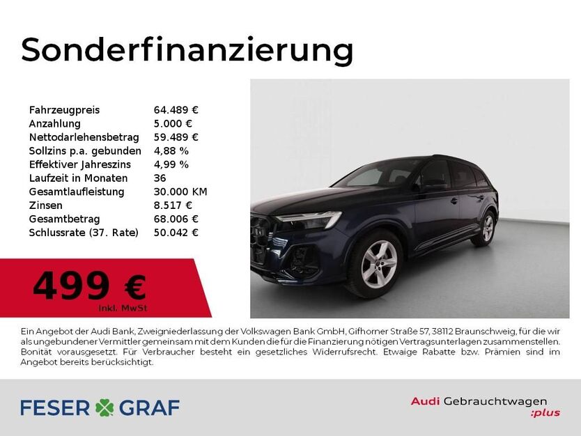 Audi Q7 21.085 km 64.489 € Lauf an der Pegnitz 91207