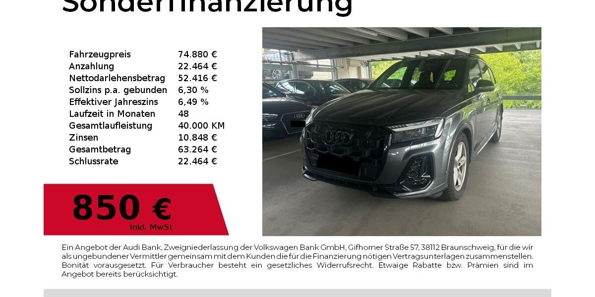 Audi Q7 27.000 km 74.880 &euro; Nürnberg 90411