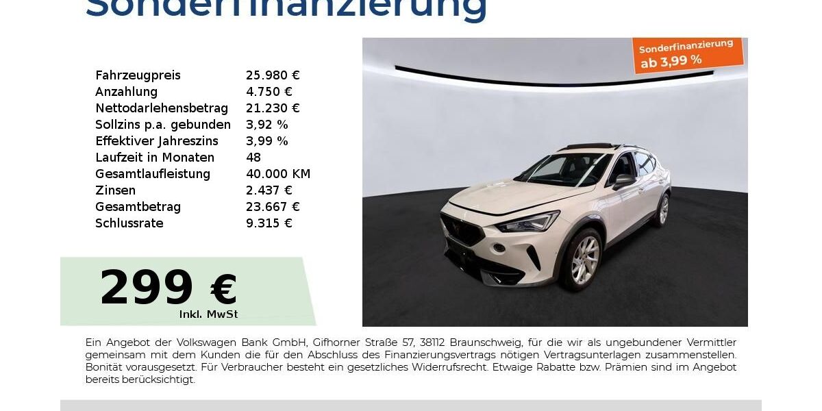 Cupra Formentor 12.200 km 25.980 &euro; Fürth 90763
