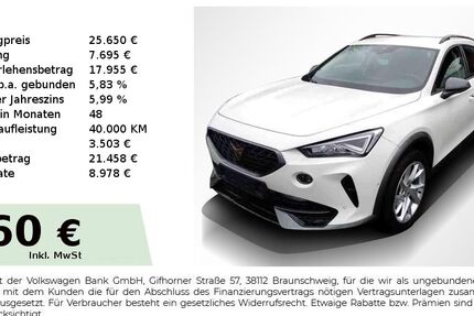 Cupra Formentor 29.950 km 25.650 &euro; Nürnberg 90431