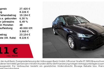 Audi A3 6.900 km 27.420 &euro; Nürnberg 90411