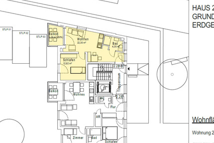 Wohnung Erlangen Innenstadt - 2 Zimmer, 42 m&sup2;, 344.000&euro; | Angebot:26202396