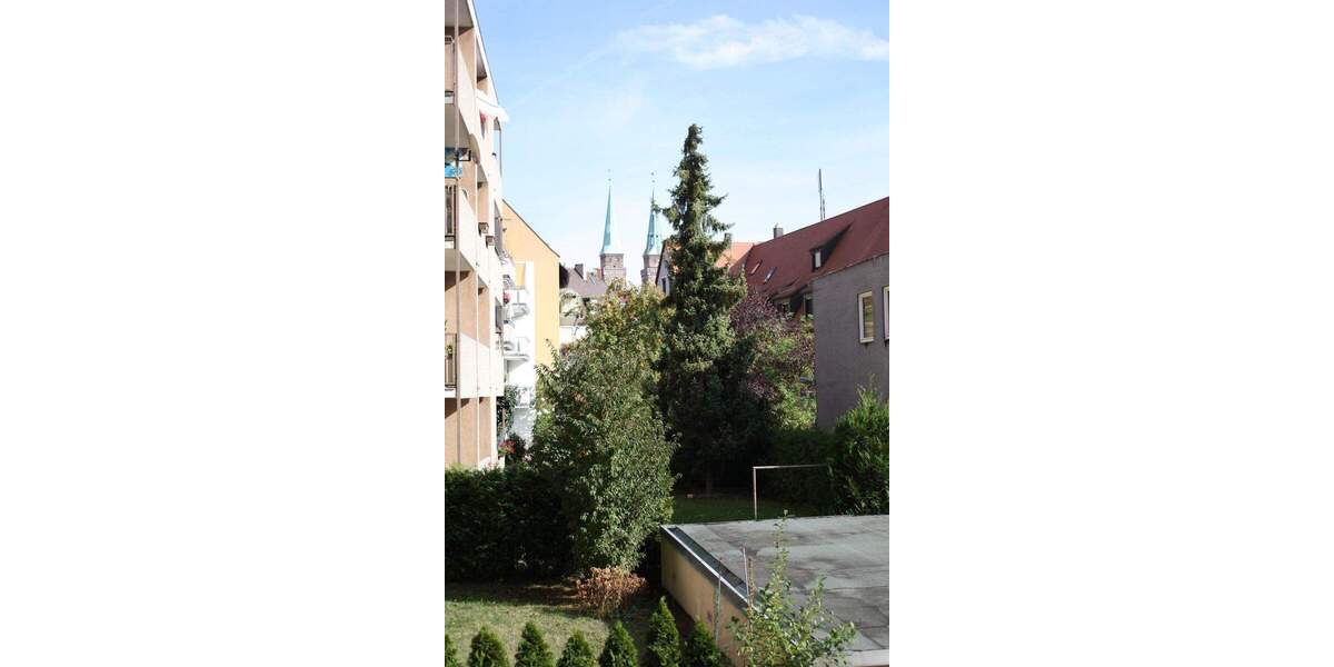 Moderne 1-Zimmer-Wohnung mit großer Terrasse in der historischen Nürnberger Altstadt 1 zimmer