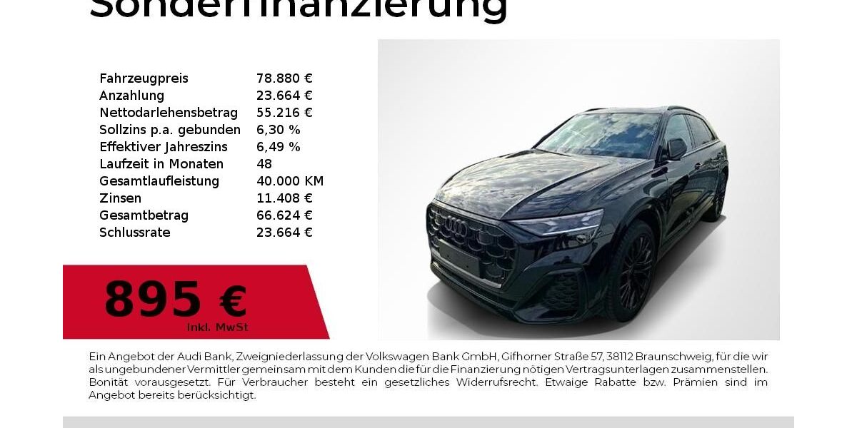 Audi Q8 13.300 km 78.880 &euro; Nürnberg 90411