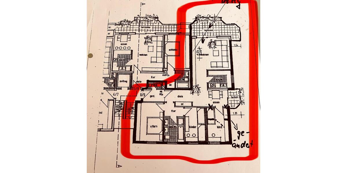 Etagenwohnung Nürnberg Gleißhammer - 4 Zimmer, 108 m&sup2;, 449.000&euro; | Angebot:26906800