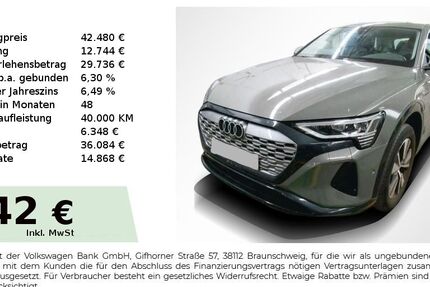 Audi Q8 e-tron 94.350 km 42.480 &euro; Nürnberg 90431
