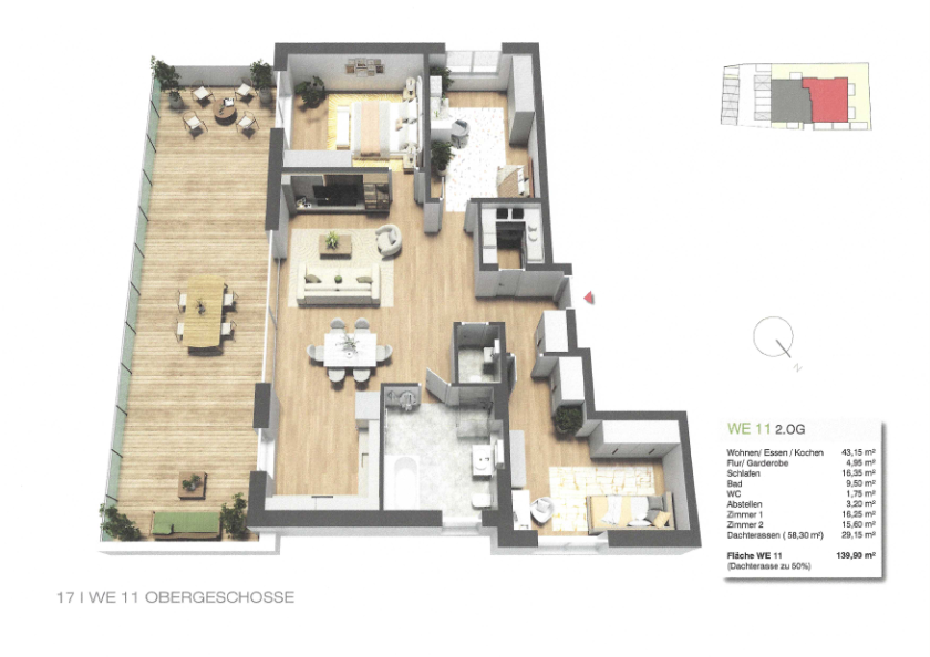 Erstbezug: 4-Zimmer-Penthouse mit großer Dachterrasse - Penthouse Forchheim Burk | Angebot:27230159