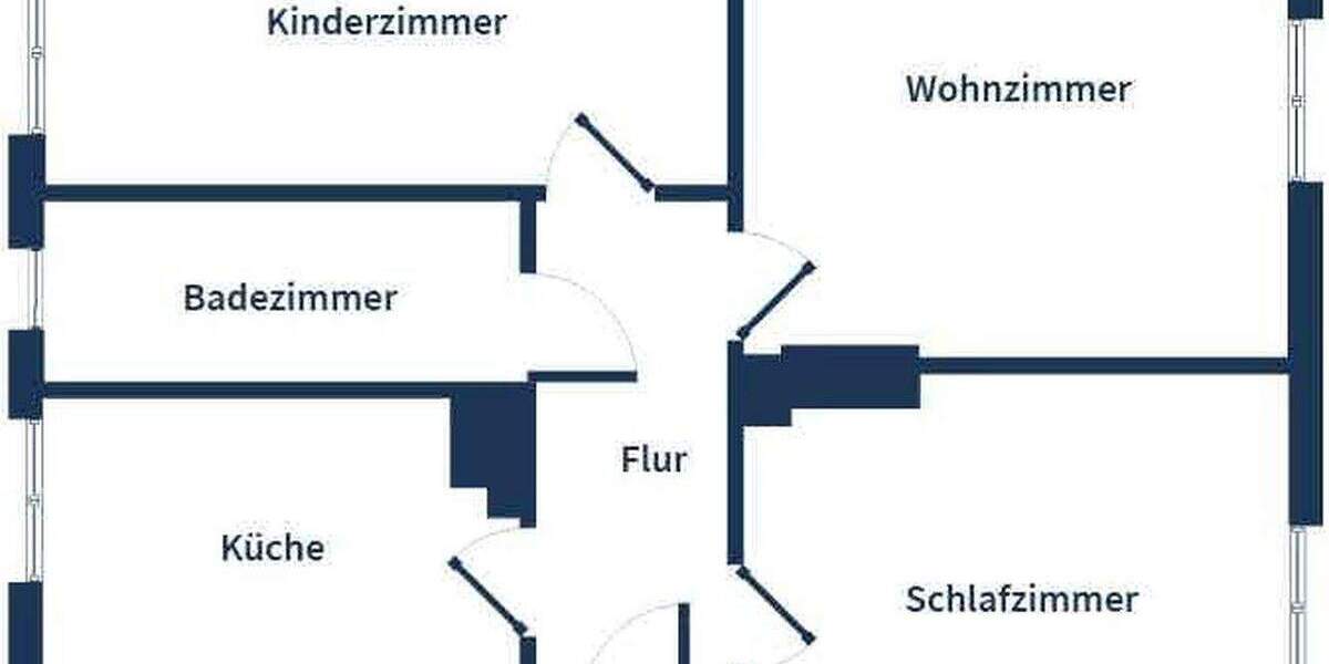 Etagenwohnung Nürnberg Gleißhammer - 3 Zimmer, 69 m&sup2;, 260.000&euro; | Angebot:25823322