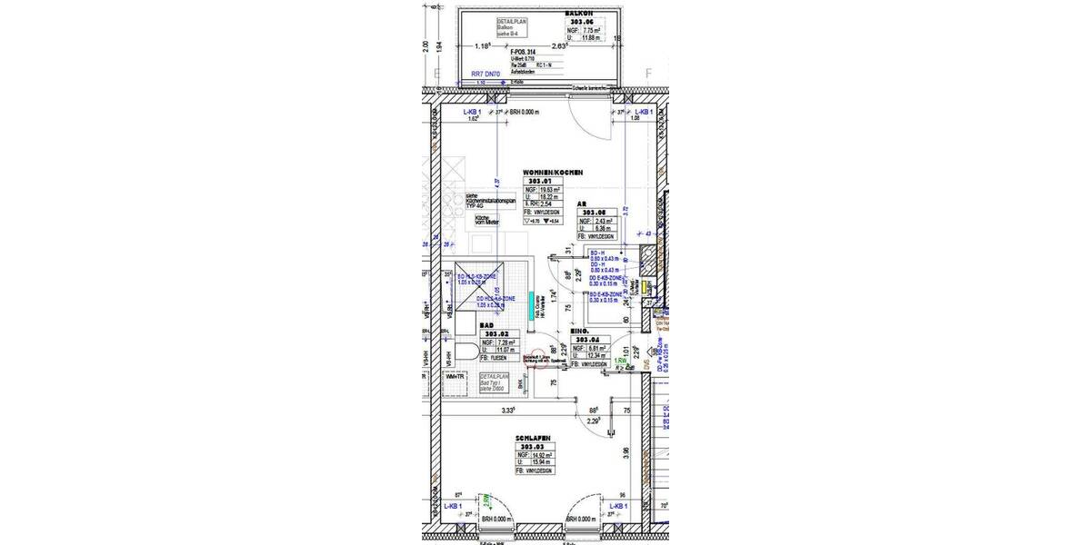 Etagenwohnung Fürth Südstadt - 2 Zimmer, 52 m&sup2;, 554&euro; | Angebot:26866310