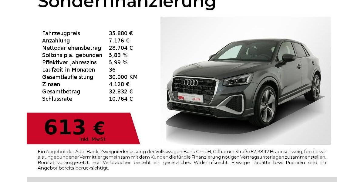 Audi Q2 4.350 km 34.880 &euro; Nürnberg 90441