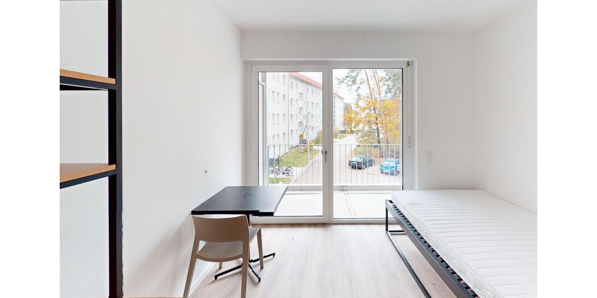 Möbliertes 1-Zimmer-Apartment mit Balkon in Erlangen 1 zimmer