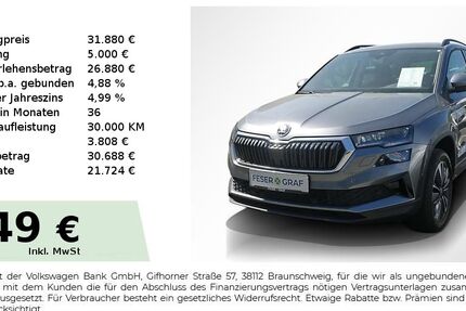 Skoda Karoq 27.250 km 30.208 &euro; Lauf an der Pegnitz 91207