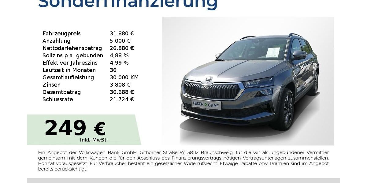 Skoda Karoq 27.250 km 30.208 &euro; Lauf an der Pegnitz 91207