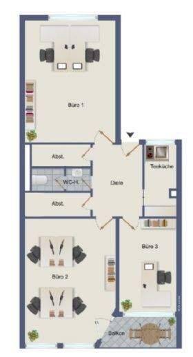Gewerbeobjekt Nürnberg Lorenz - 3 Zimmer, 70 m&sup2;, 1.250&euro; | Angebot:26908832