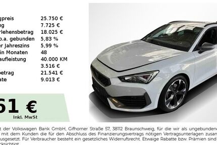Cupra Leon 39.250 km 25.340 &euro; Nürnberg 90431