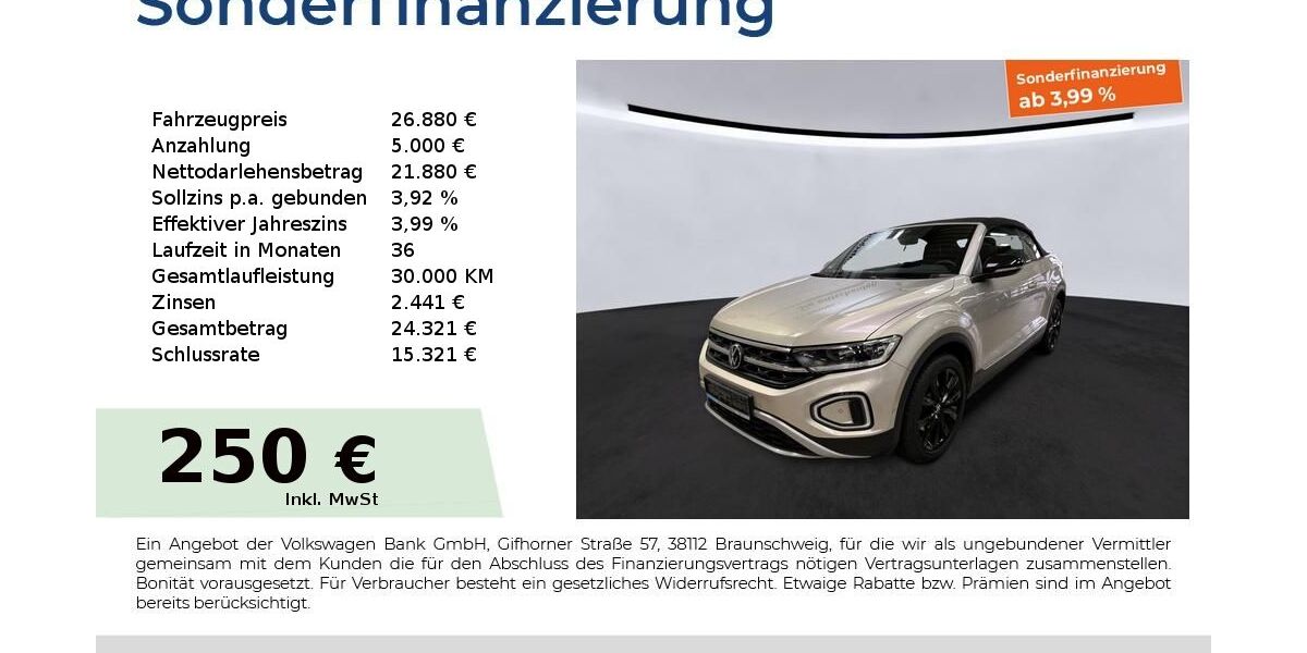 VW T-Roc 54.813 km 26.880 &euro; Fürth 90763