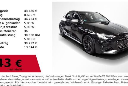 Audi S3 9.999 km 43.480 &euro; Nürnberg 90441
