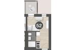 Etagenwohnung Nürnberg Kleinweidenmühle - 1 Zimmer, 20 m&sup2;, 590&euro; | Angebot:27567859