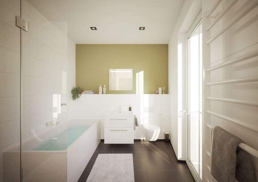 Verkaufsstart - Sonnige Gartenwohnung, Süd-Terrasse, Bad mit Tageslicht, KfW 40 QNG 4 zimmer