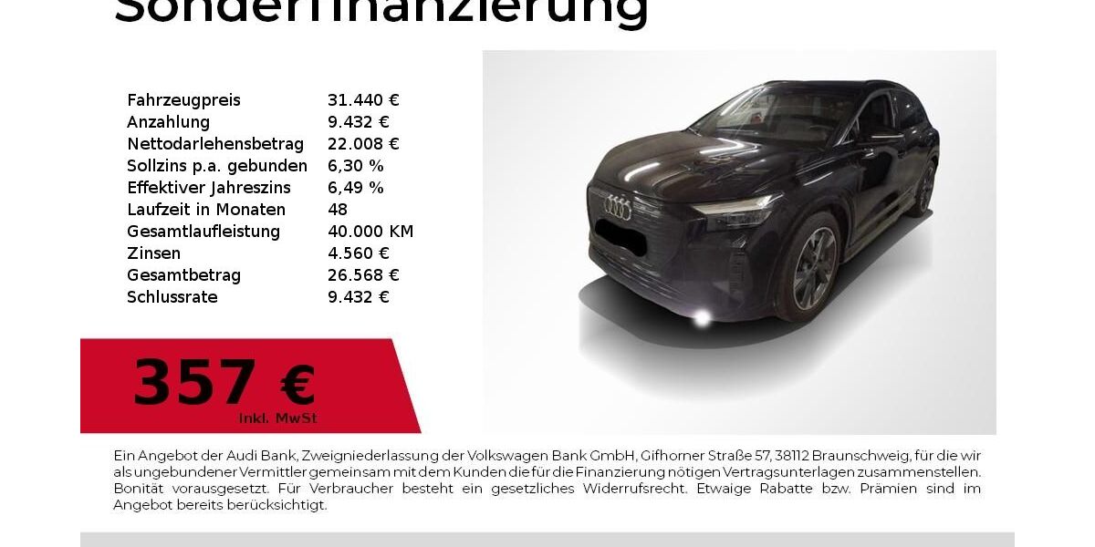 Audi Q4 e-tron 31.300 km 31.440 &euro; Nürnberg 90411