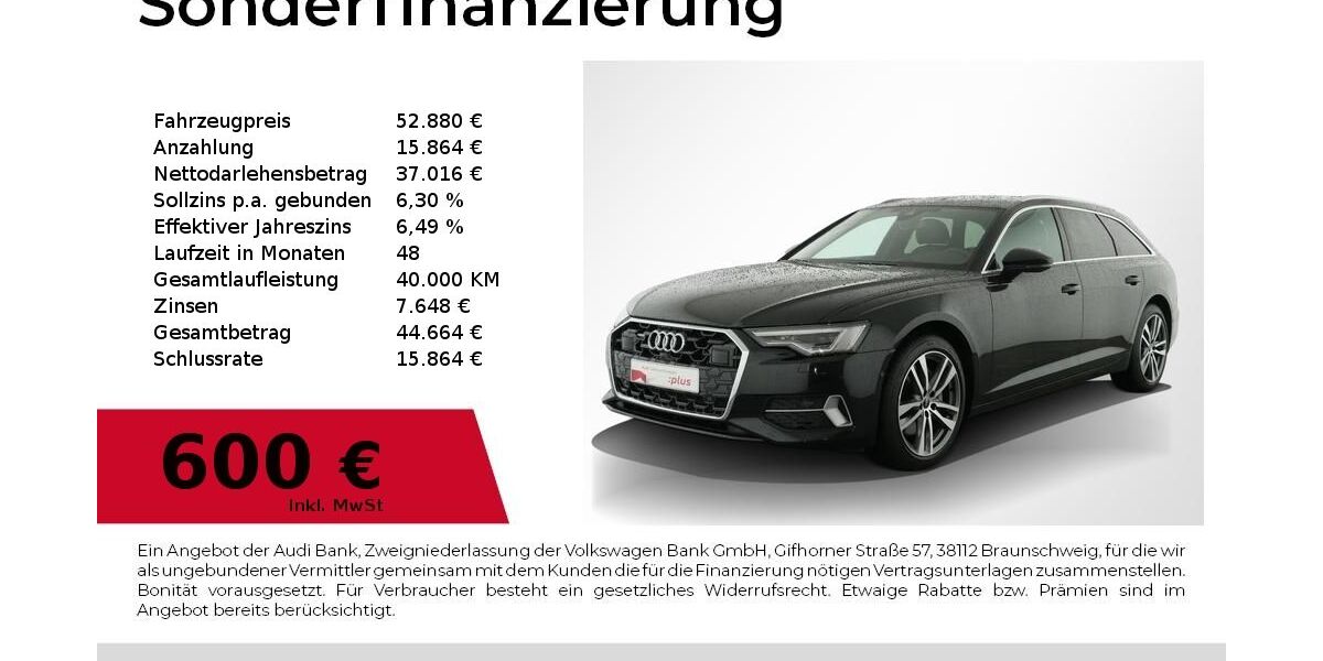 Audi A6 25.295 km 52.880 &euro; Nürnberg 90411