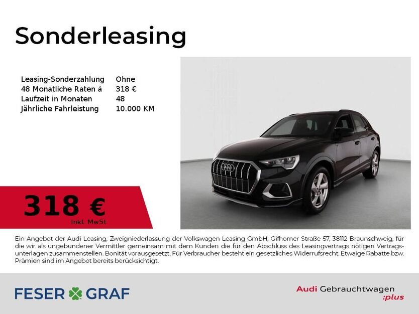 Audi Q3 15.426 km 38.810 € Nürnberg 90411