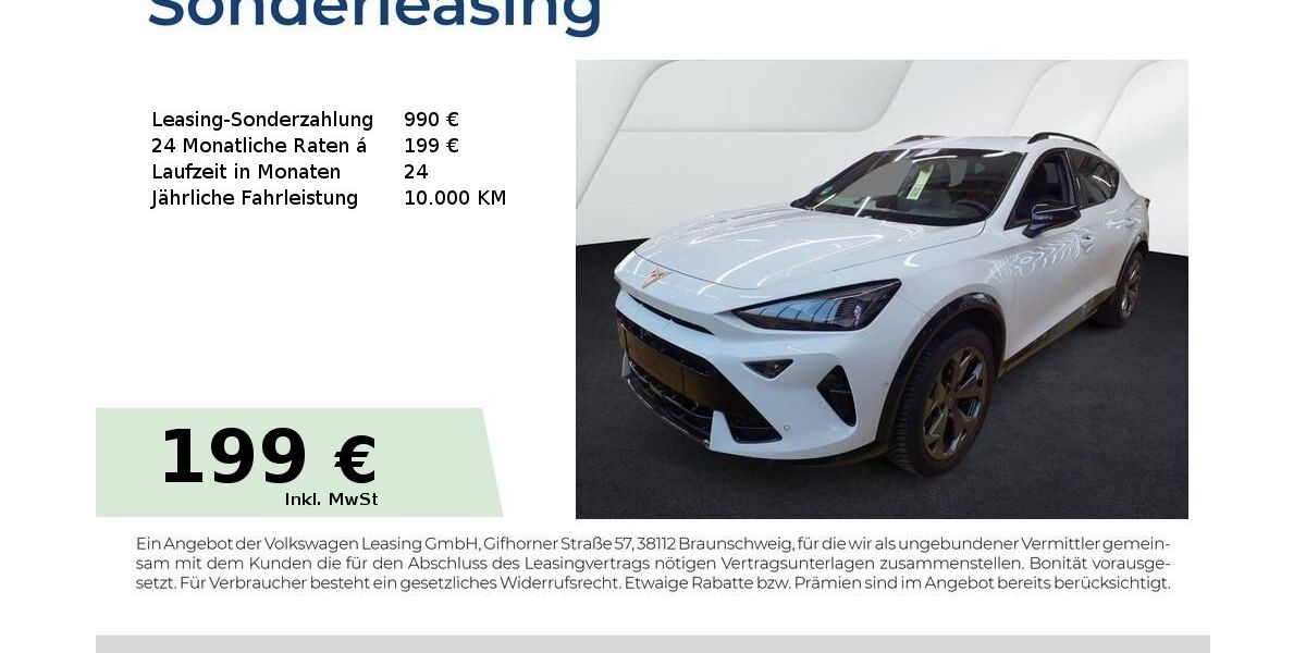 Cupra Formentor 20.400 km 31.290 &euro; Roth 91154