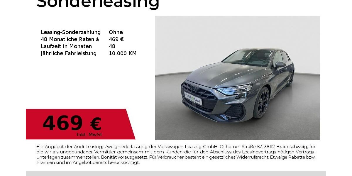 Audi A3 11.980 km 38.480 &euro; Fürth 90763