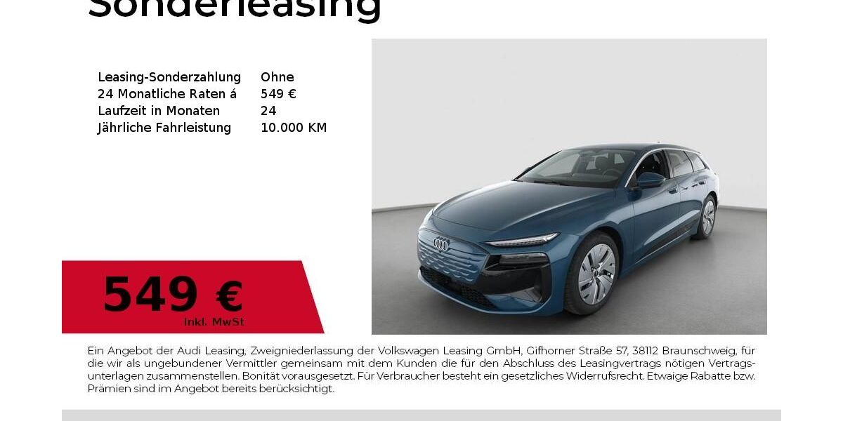 Audi A6 e-tron 11.350 km 56.980 &euro; Roth 91154