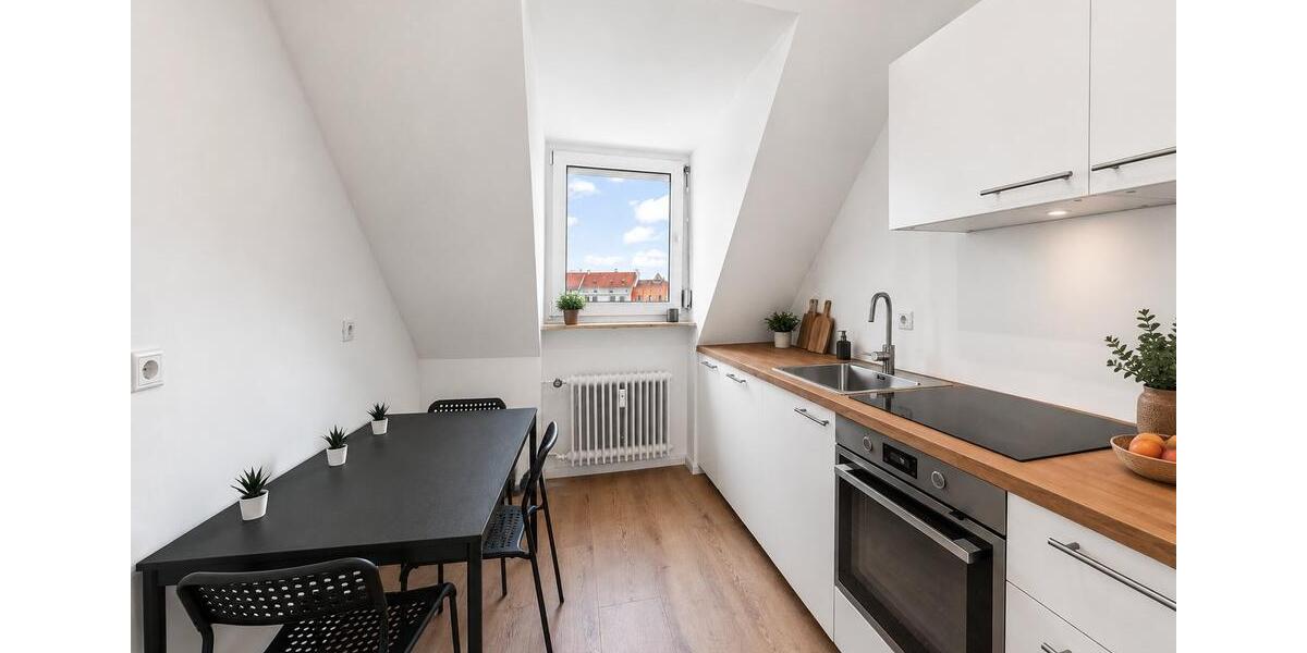 Dachgeschoßwohnung Nürnberg Eberhardshof - 3 Zimmer, 23 m&sup2;, 490&euro; | Angebot:26676120