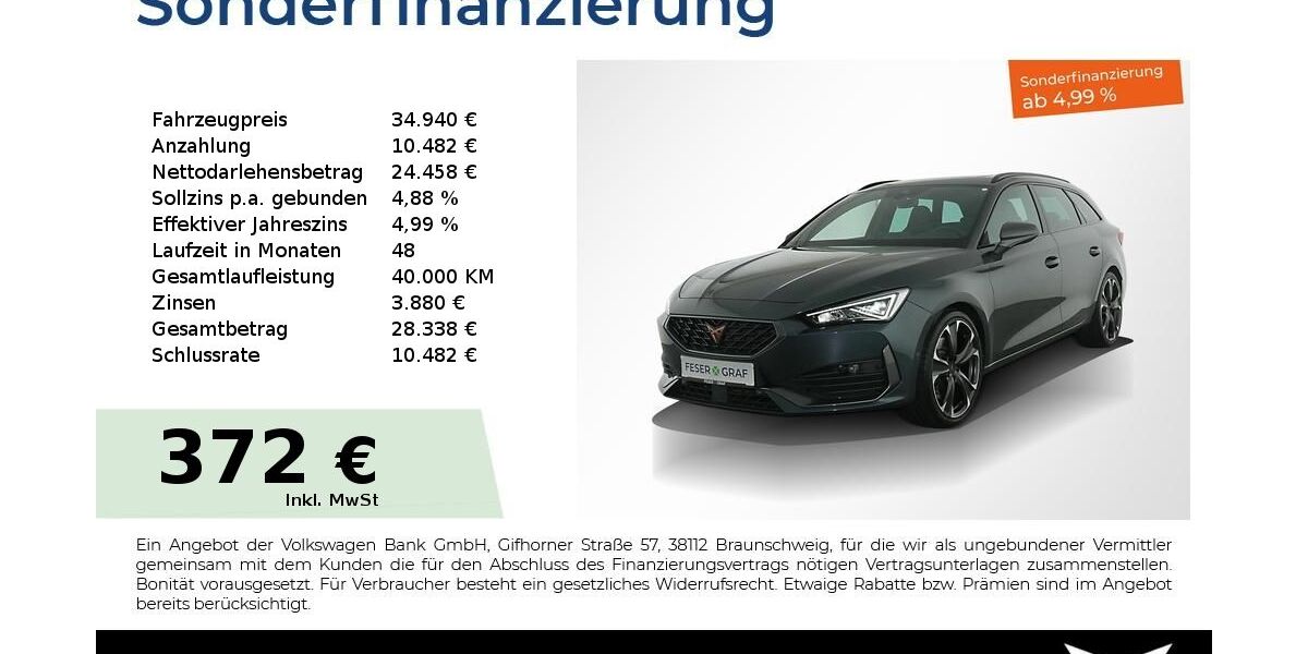 Cupra Leon 37.350 km 34.220 &euro; Nürnberg 90441
