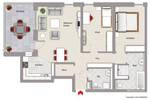 Etagenwohnung Zirndorf Weiherhof - 3 Zimmer, 89 m&sup2;, 449.000&euro; | Angebot:26787538