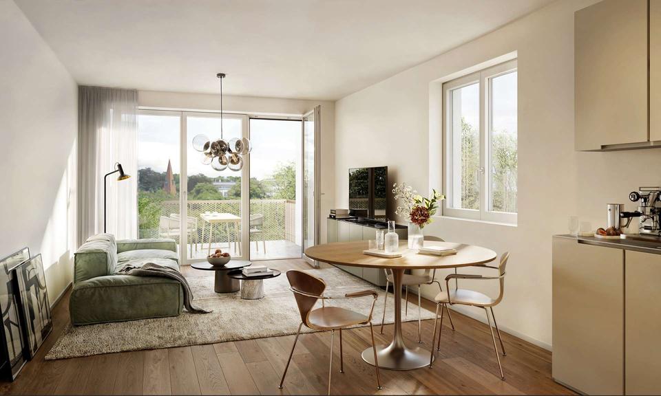 Etagenwohnung Nürnberg Gaismannshof - 2 Zimmer, 57 m&sup2;, 950&euro; | Angebot:25634485