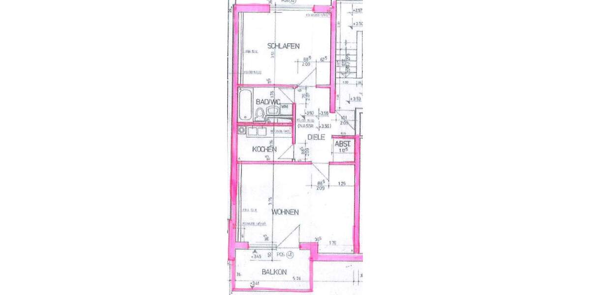 Gepflegte und großzügige 2-Zimmer-Wohnung mit Balkon in Röthenbach a.d. Pegnitz 2 zimmer