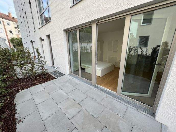 Möblierte 1-Zimmer-Terrassenwohnung nahe Stadtpark! 1 zimmer