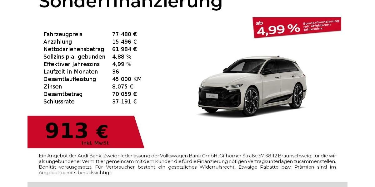Audi A6 e-tron 4.900 km 77.480 &euro; Fürth 90763