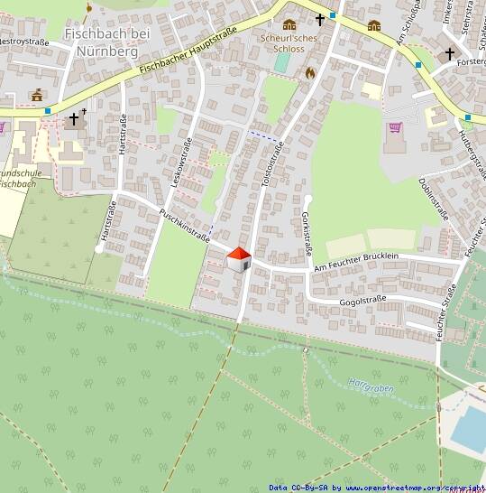 Etagenwohnung Nürnberg Fischbach - 2 Zimmer, 53 m&sup2;, 520&euro; | Angebot:26453404