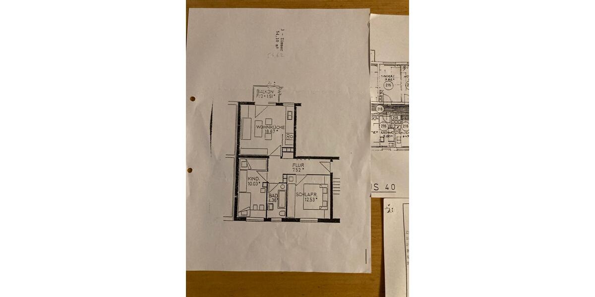 Etagenwohnung Fürth Eigenes Heim - 3 Zimmer, 56 m&sup2;, 210.000&euro; | Angebot:23792367