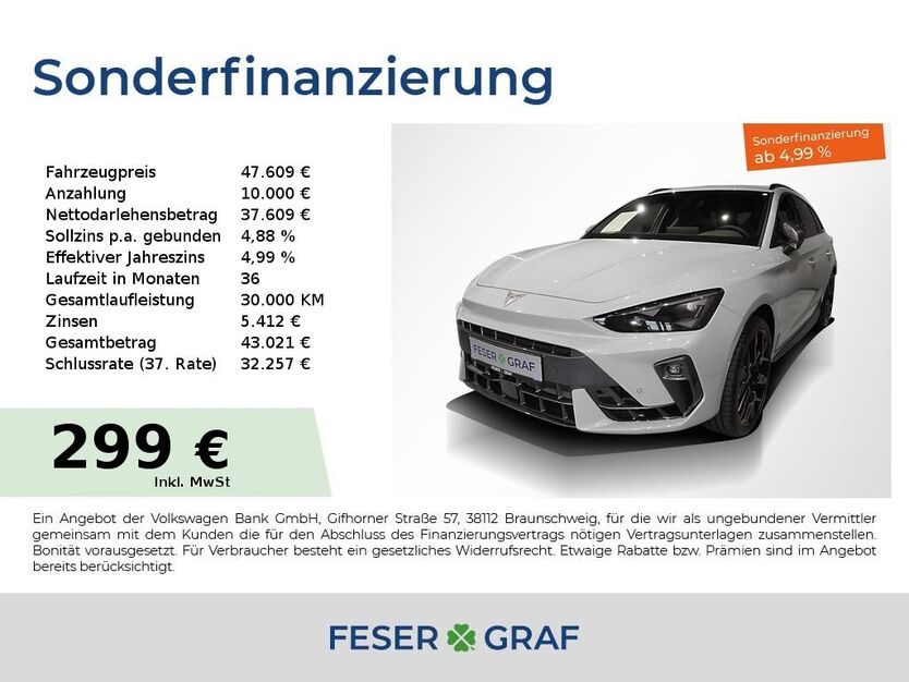Cupra Leon 8.350 km 47.609 € Lauf an der Pegnitz 91207